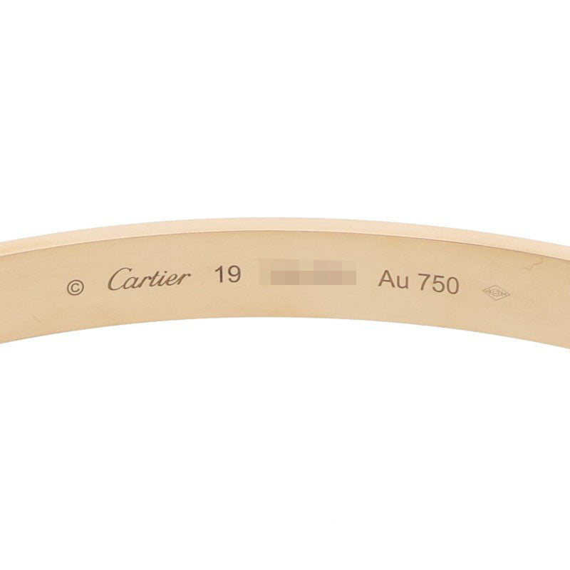 Cartier LOVE BRACELET 18K YG Bracelet Size ONE SIZE