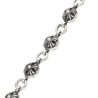 Chrome Hearts Silver #2 Cross Ball Bracelet Size ONE SIZE