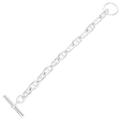 HERMES Chaine d'Ancre GM Bracelet 925 Silver Size 12LINK