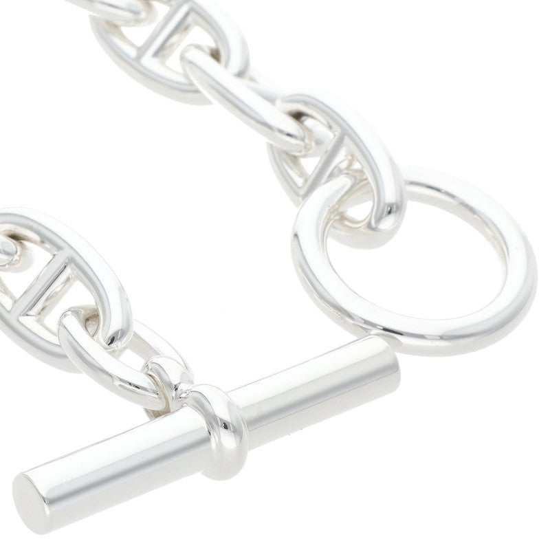 HERMES Chaine d'Ancre GM Bracelet 925 Silver Size 12LINK