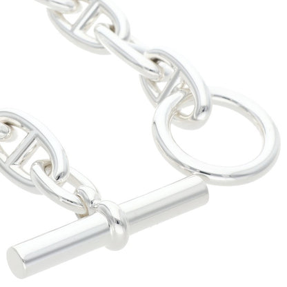 HERMES Chaine d'Ancre GM Bracelet 925 Silver Size 12LINK