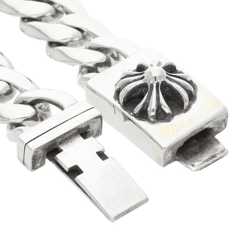 Chrome Hearts BOX CLSC SML Silver Bracelet 925 Size 20LINK