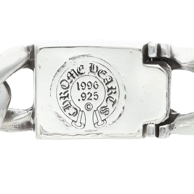 Chrome Hearts CROSS LINK Silver Bracelet 925 Size ONE SIZE
