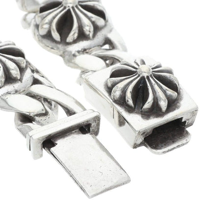 Chrome Hearts CROSS LINK Silver Bracelet 925 Size ONE SIZE