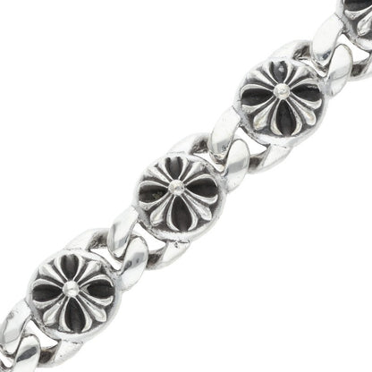Chrome Hearts CROSS LINK Silver Bracelet 925 Size ONE SIZE