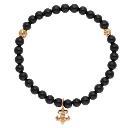 Chrome Hearts 22K BS Flare 6mm Bead Bracelet Size ONE SIZE
