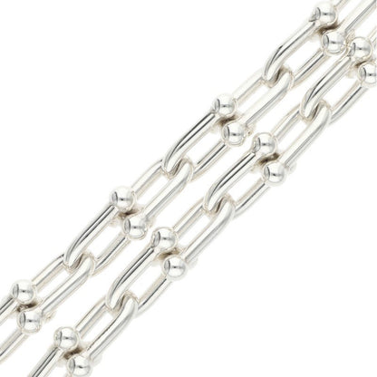 TIFFANY&Co. HardWear Small Link 925 Silver Bracelet Size S