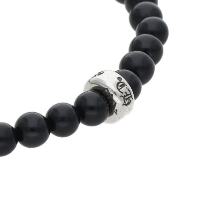 Chrome Hearts 4mm Onyx Bead Bracelet