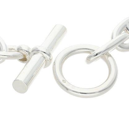 HERMES Chaine d'Ancre GM 925 Silver Bracelet Size 13LINK
