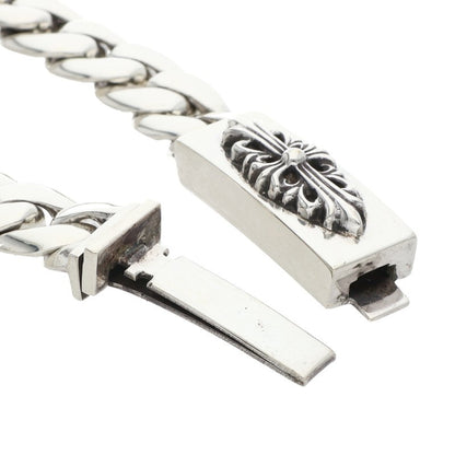 Chrome Hearts ID BBY FLRL CRS Bracelet 925 Size 24LINK