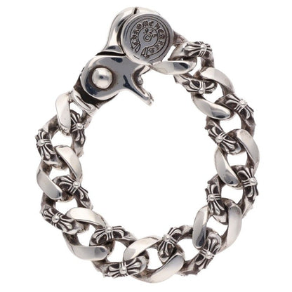 Chrome Hearts Fancy Link Clip Silver Bracelet Size 13LINK