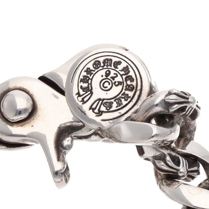 Chrome Hearts Fancy Link Clip Silver Bracelet Size 13LINK