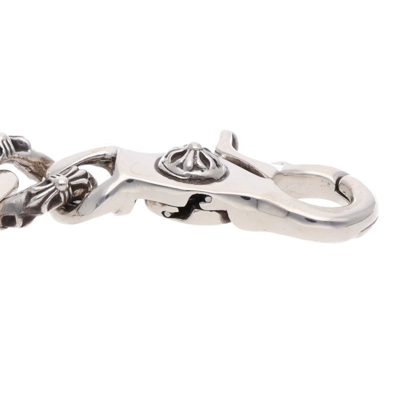 Chrome Hearts Fancy Link Clip Silver Bracelet Size 13LINK