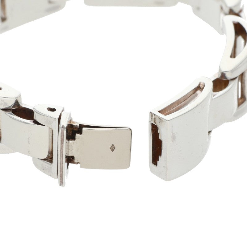 HERMES Luna Park Silver Bracelet Size ONE SIZE