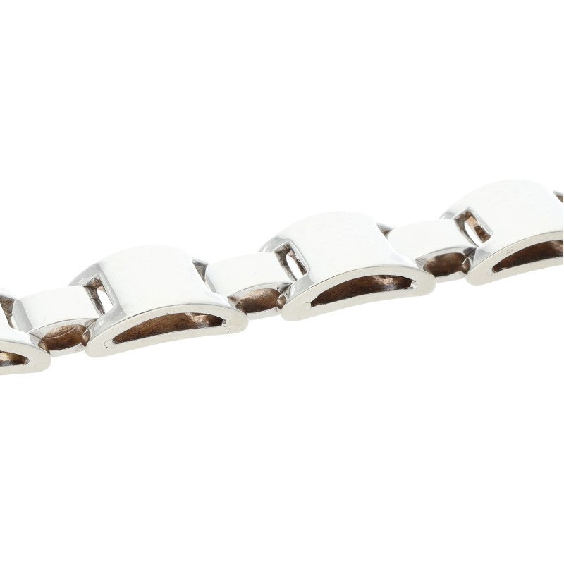 HERMES Luna Park Silver Bracelet Size ONE SIZE