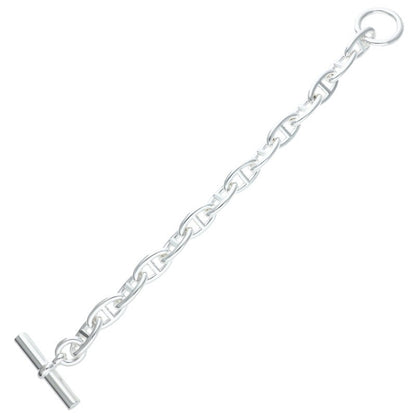 HERMES Chaine d'Ancre GM Silver Bracelet Size 14LINK