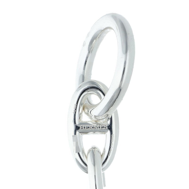 HERMES Chaine d'Ancre GM Silver Bracelet Size 14LINK