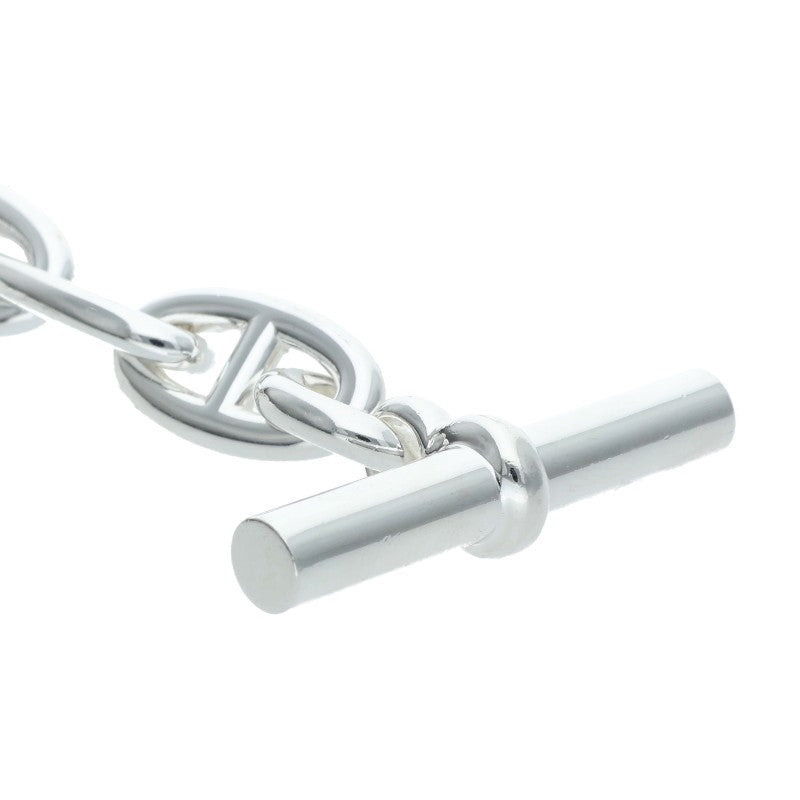 HERMES Chaine d'Ancre GM Silver Bracelet Size 14LINK