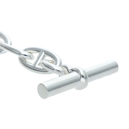 HERMES Chaine d'Ancre GM Silver Bracelet Size 14LINK