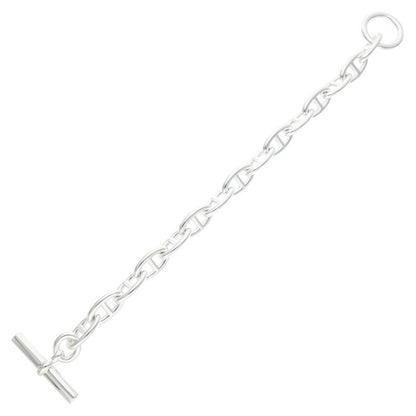 HERMES Silver Chaine d'Ancre GM Bracelet Size 15LINK