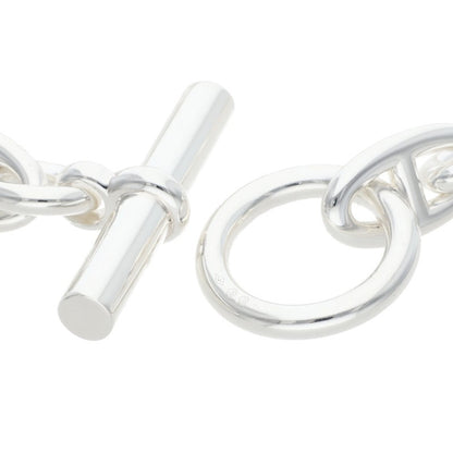 HERMES Silver Chaine d'Ancre GM Bracelet Size 15LINK
