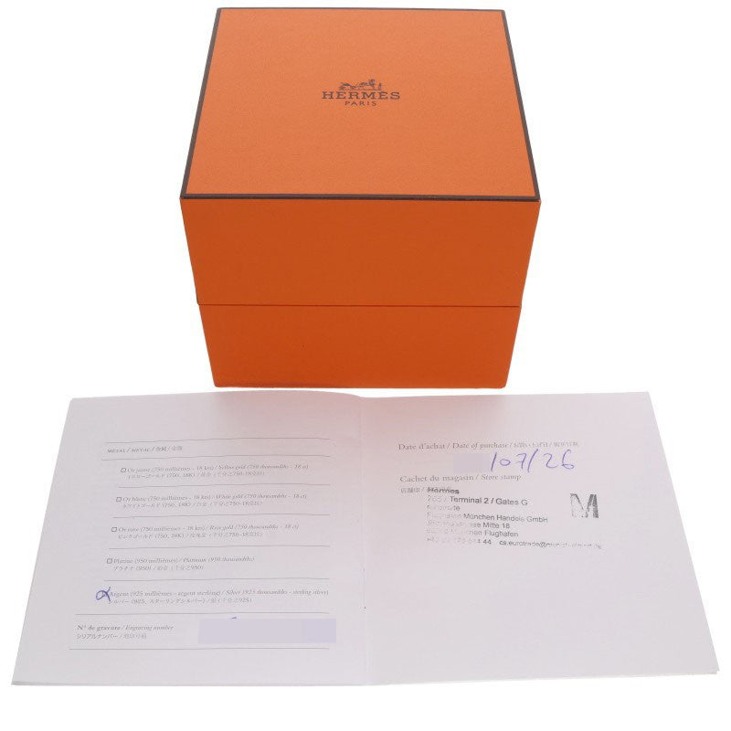 HERMES Silver Chaine d'Ancre GM Bracelet Size 15LINK