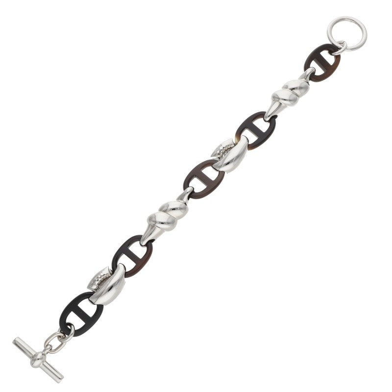 HERMES Chaine d'Ancre Rivage Brown Bracelet Size ONE SIZE