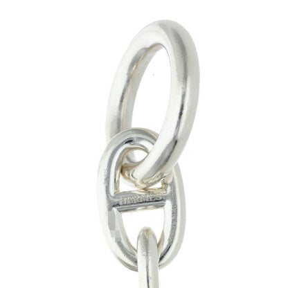 HERMES Chaine d'Ancre TGM Silver Bracelet Size 13LINK