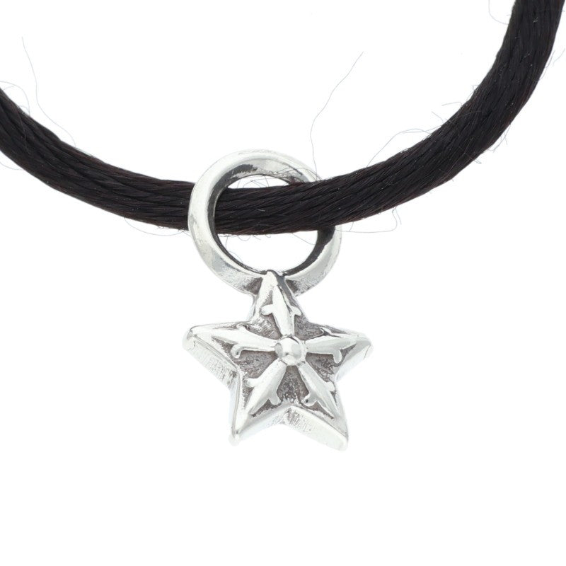 Chrome Hearts KZ Star Bracelet Silver/Black Size ONE SIZE