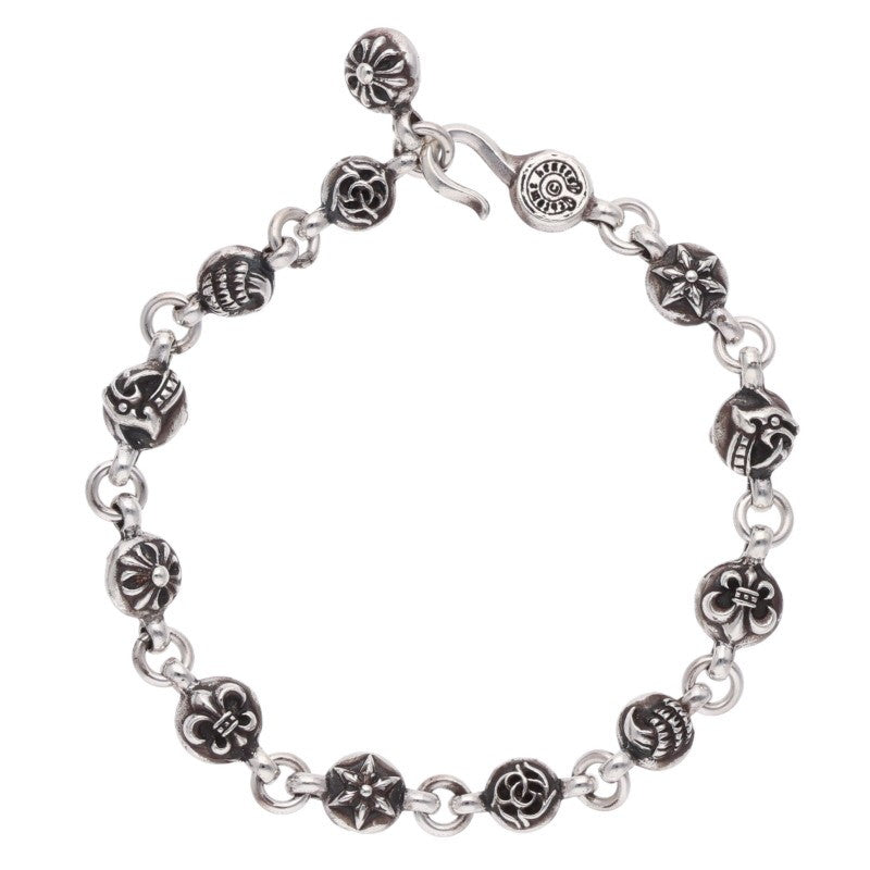 Chrome Hearts NO1 Multi Ball Silver Bracelet Size ONE SIZE