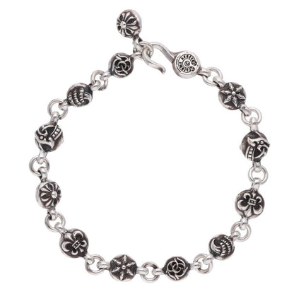 Chrome Hearts NO1 Multi Ball Silver Bracelet Size ONE SIZE