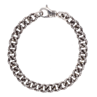 Chrome Hearts XTRA FNCY MINI Silver Bracelet Size 7INCH