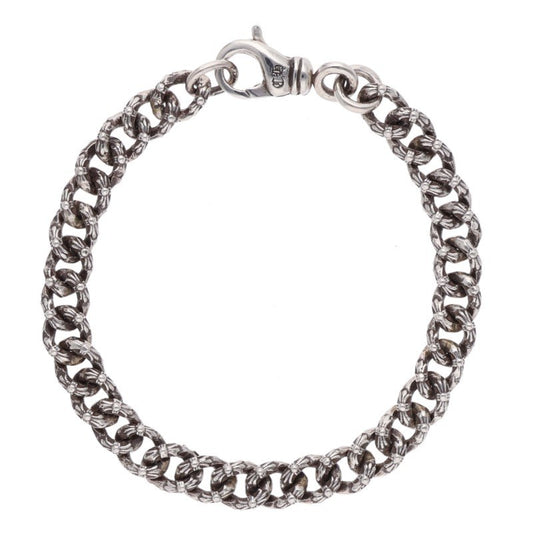 Chrome Hearts XTRA FNCY MINI Silver Bracelet Size 7INCH