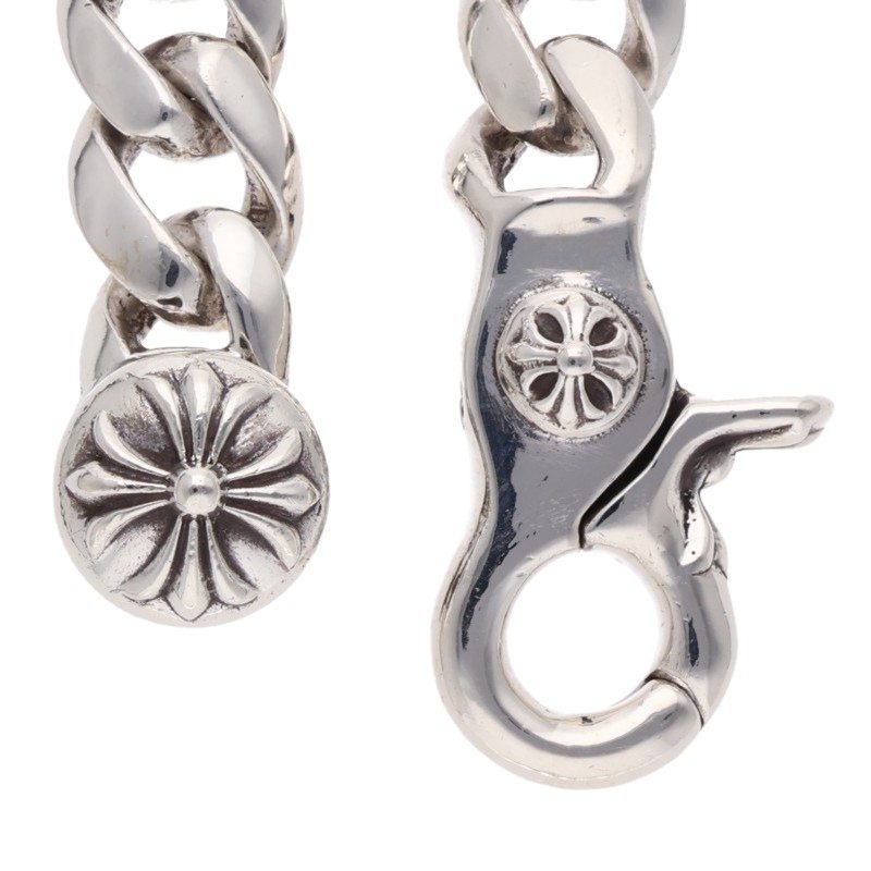 Chrome Hearts CLSC CHN LNK Silver Bracelet Size 13LINK