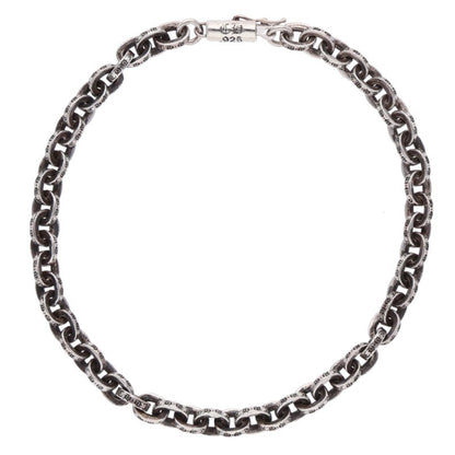 Chrome Hearts PAPER CHAIN Silver Bracelet Size 8INCH
