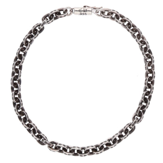 Chrome Hearts PAPER CHAIN Silver Bracelet Size 8INCH