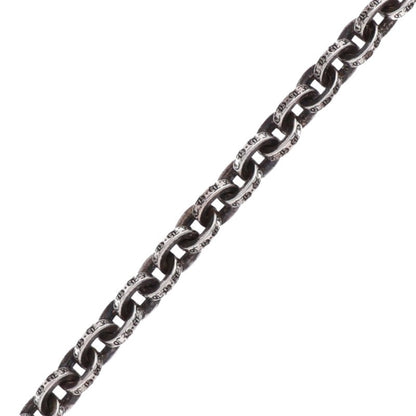 Chrome Hearts PAPER CHAIN Silver Bracelet Size 8INCH
