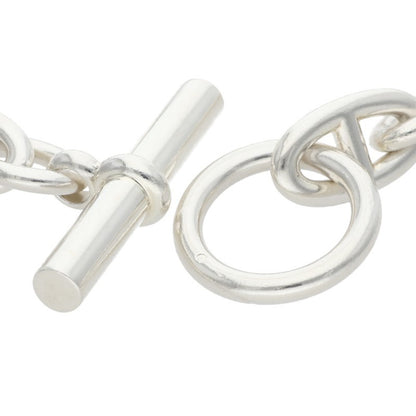 HERMES Chaine d'Ancre GM Silver Bracelet Size 14LINK