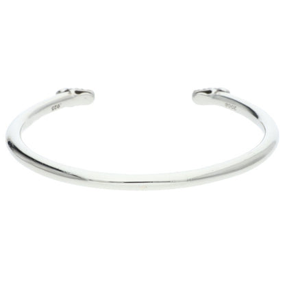 Chrome Hearts Double Dog Silver Bangle Size ONE SIZE
