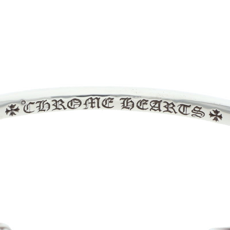Chrome Hearts Double Dog Silver Bangle Size ONE SIZE