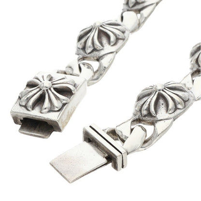 Chrome Hearts Old CROSS LINK Silver Bracelet Size 6LINK