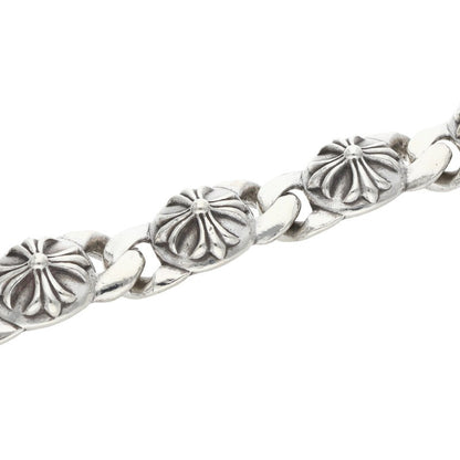 Chrome Hearts Old CROSS LINK Silver Bracelet Size 6LINK