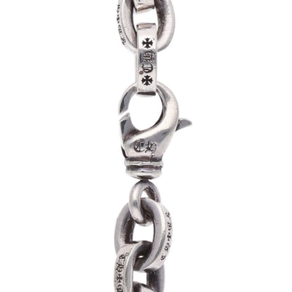 Chrome Hearts Large Paper Chain Silver Bracelet Size 8INCH