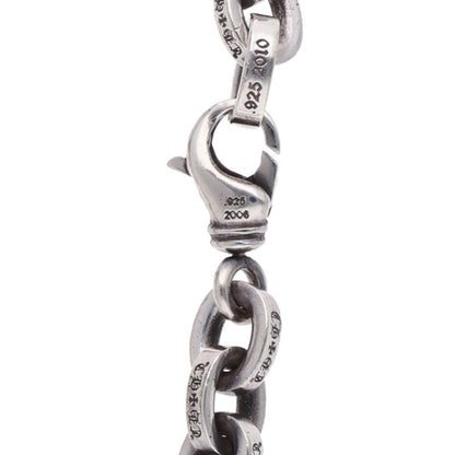 Chrome Hearts Large Paper Chain Silver Bracelet Size 8INCH