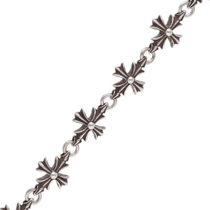 Chrome Hearts CO CH PLUS 925 Silver Bracelet Size 9LINK