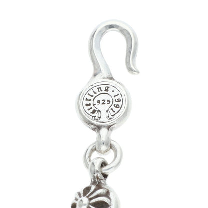 Chrome Hearts NO1 BALL Cross Silver Bracelet Size ONE SIZE