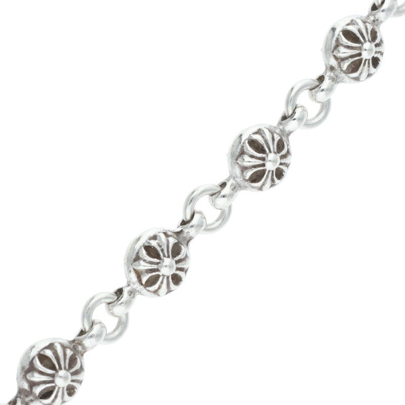 Chrome Hearts NO1 BALL Cross Silver Bracelet Size ONE SIZE