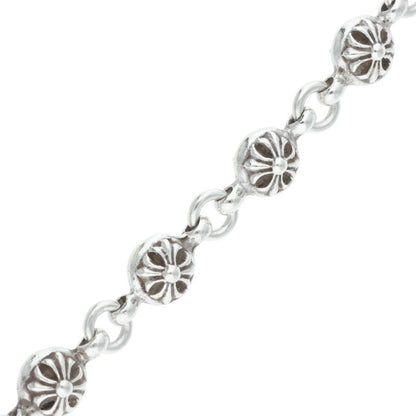 Chrome Hearts NO1 BALL Cross Silver Bracelet Size ONE SIZE