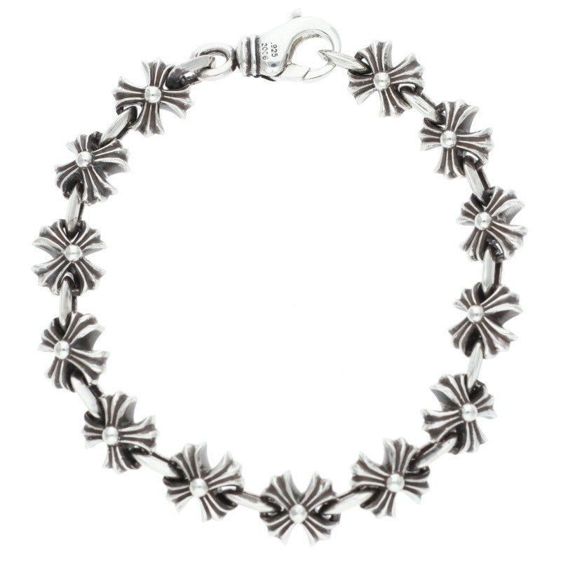 Chrome Hearts CH X Link Silver Bracelet Size 13LINK