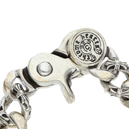 Chrome Hearts FNCY CHN LNK 925 Silver Bracelet Size 15LINK